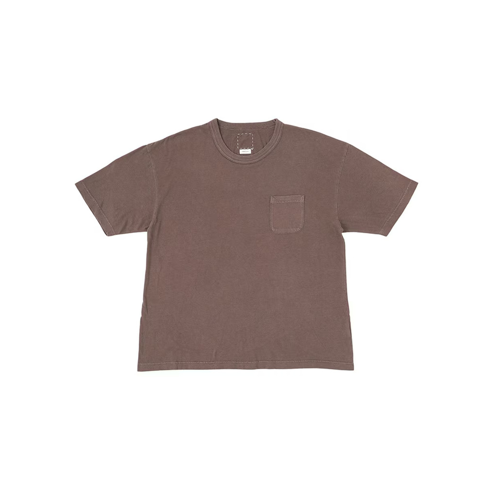 VISVIM AMPLUS TEE Pocket S/S DMGD (U.D.) size 1 Purple